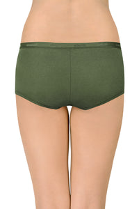 Cotton Boyshort Brief Solid Pack of 3 (Combo 3)  - amanté Panty thumbnail 4