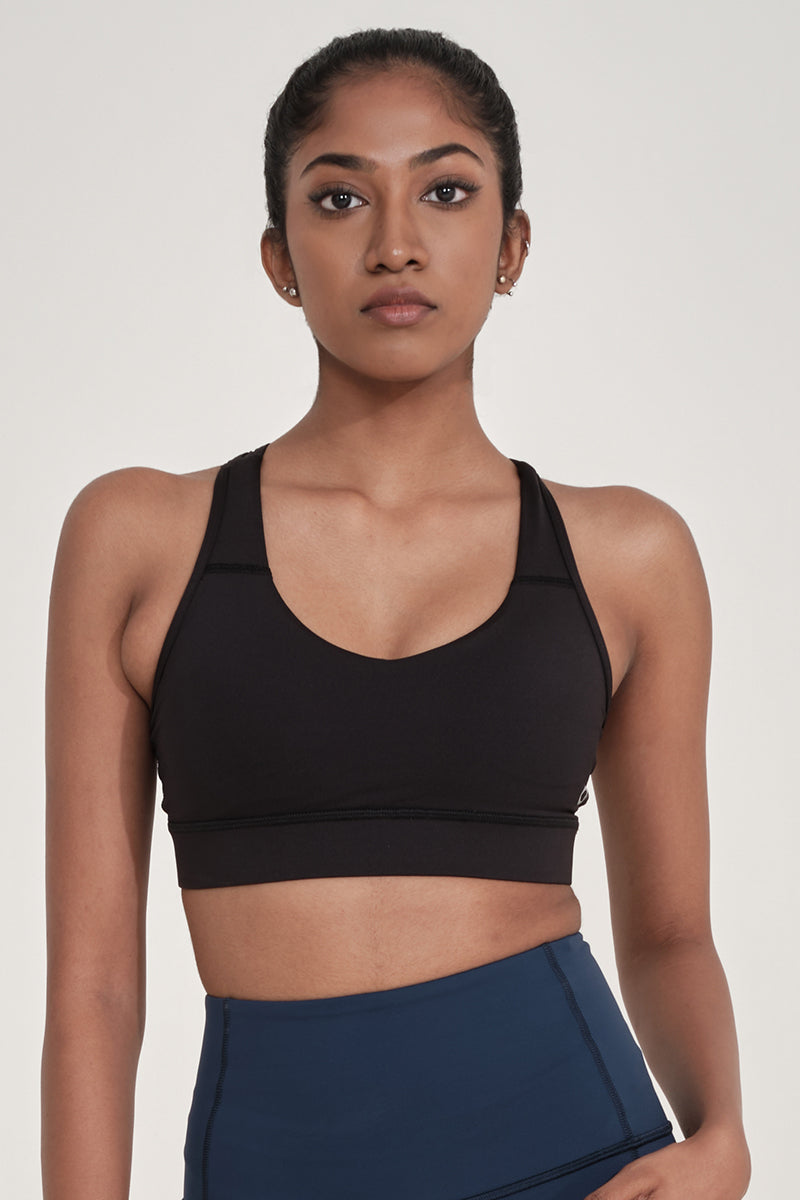 Flaunt Crossback Medium Impact Sports Bra  - amanté Sportswear - Image 2 of 3