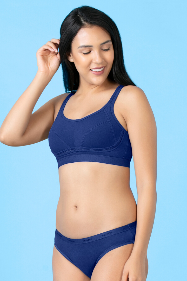 Simple Elegance Bra 32B / Sodalite Blue - amanté Bra