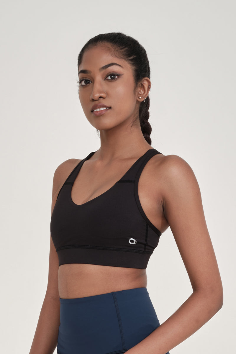Flaunt Crossback Medium Impact Sports Bra  - amanté Sportswear - Image 3 of 3