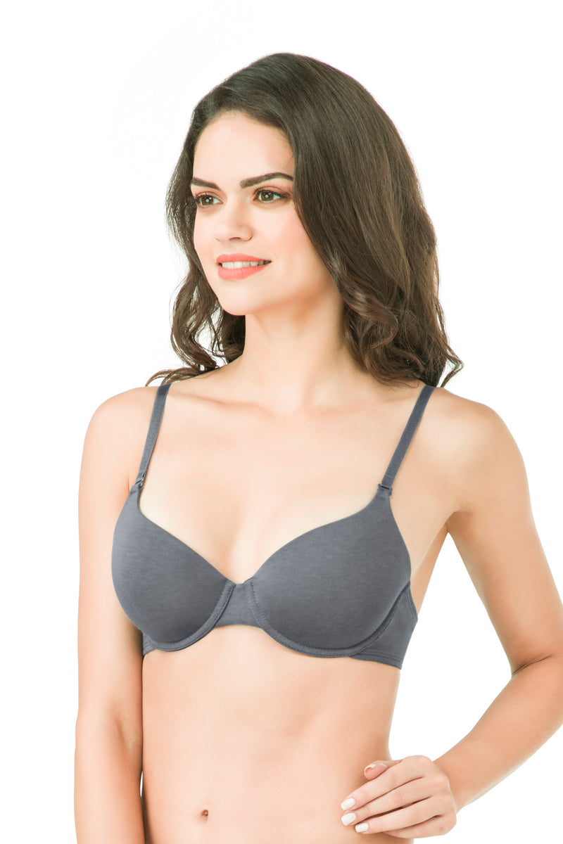 Cotton Casuals Wired Bra  - amanté Bra - Image 2 of 4
