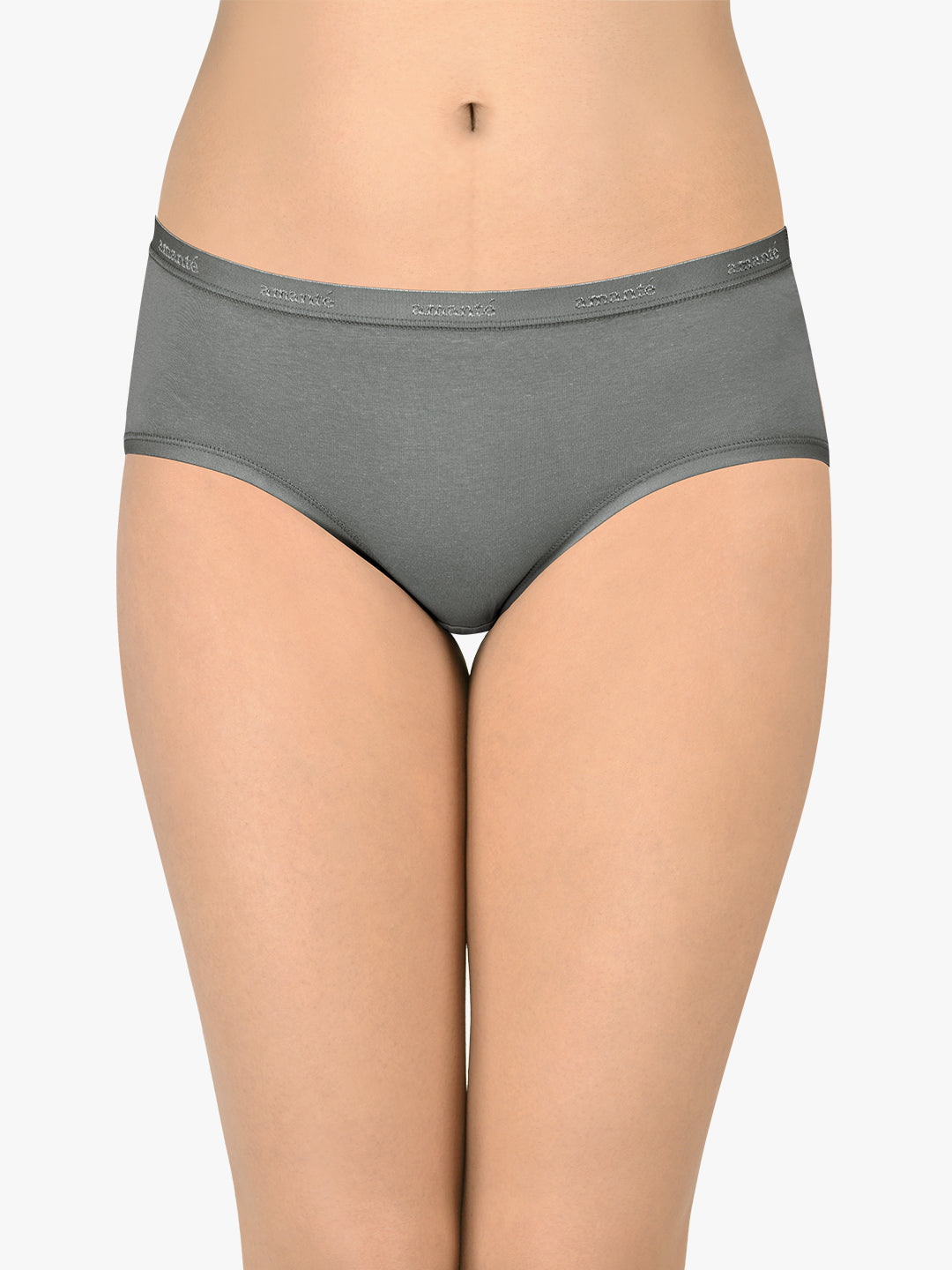 Cotton Hipster Brief Solid Pack of 3 (Combo 2)  - amanté Panty - Image 5 of 5