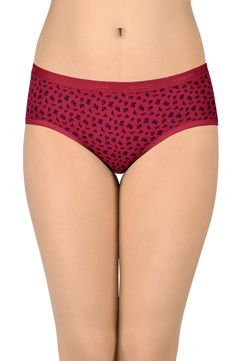 Cotton Hipster Brief Print Pack of 3 (Combo 1)  - amanté Panty - Image 5 of 6