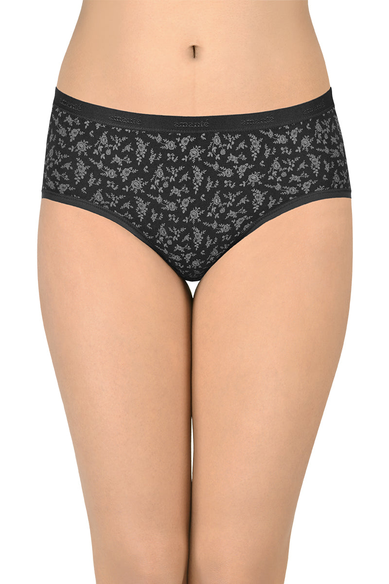 Cotton Hipster Brief Print Pack of 3 (Combo 3)  - amanté Panty