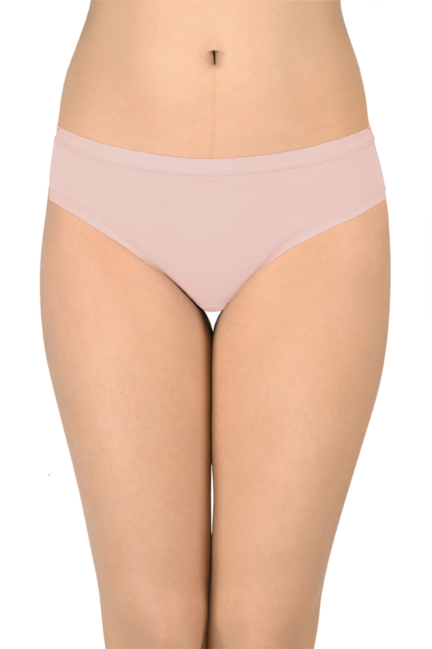 Cotton Bikini Briefs Solid Pack of 3 (Combo 11)  - amanté Panty - Image 3 of 4