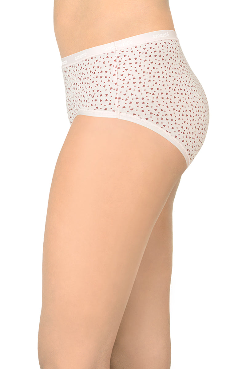 Cotton Hipster Brief Print Pack of 3 (Combo 2)  - amanté Pantie - Image 3 of 6