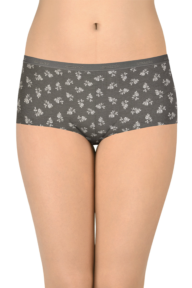 Cotton Boyshort Brief Print Pack of 3 (Combo 1)  - amanté Panty