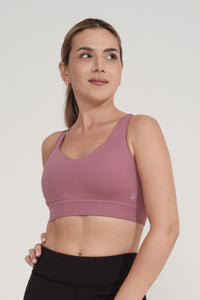 Flaunt Crossback Medium Impact Sports Bra  - amanté Sportswear thumbnail 2