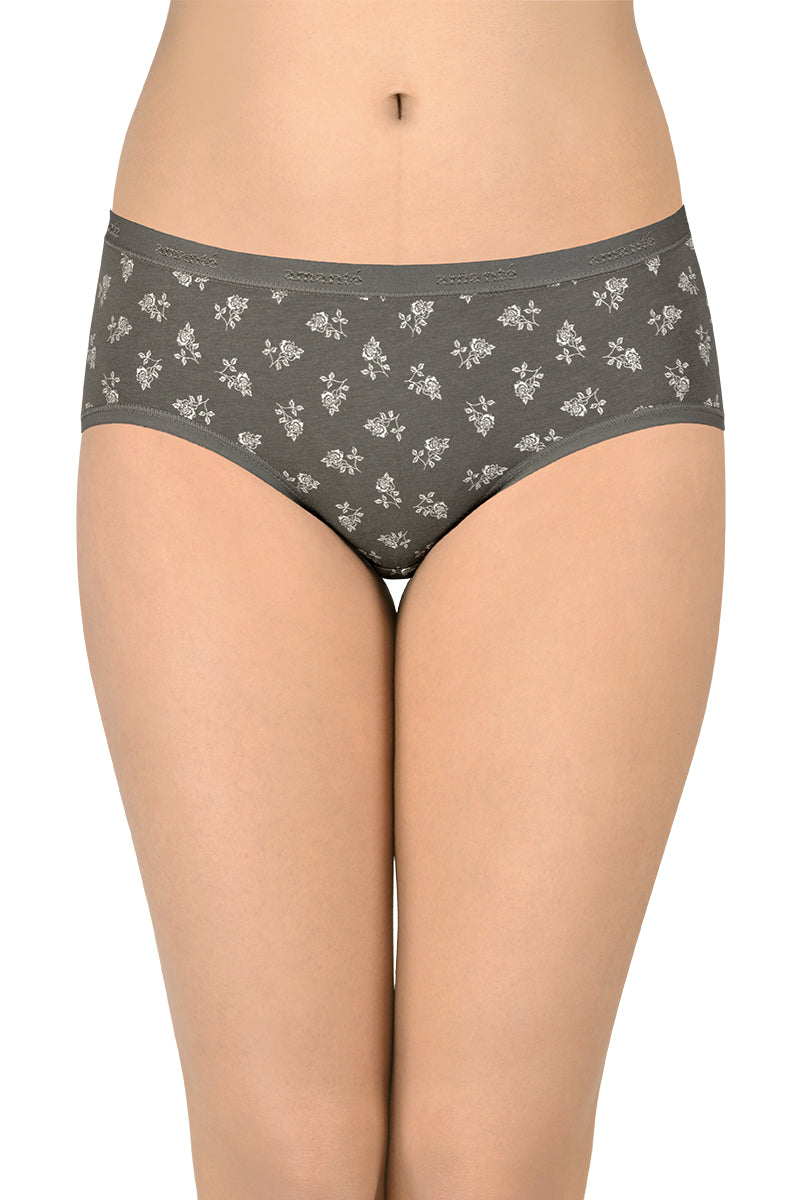 Cotton Hipster Brief Print Pack of 3 (Combo 3)  - amanté Panty