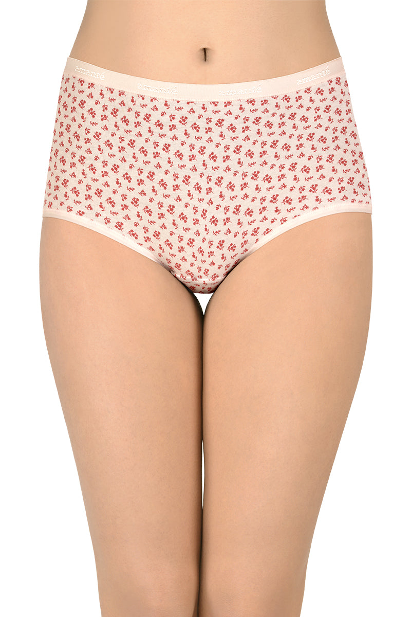 Cotton Full-Brief Print Pack of 3 (Combo 2)  - amanté Panty - Image 6 of 6