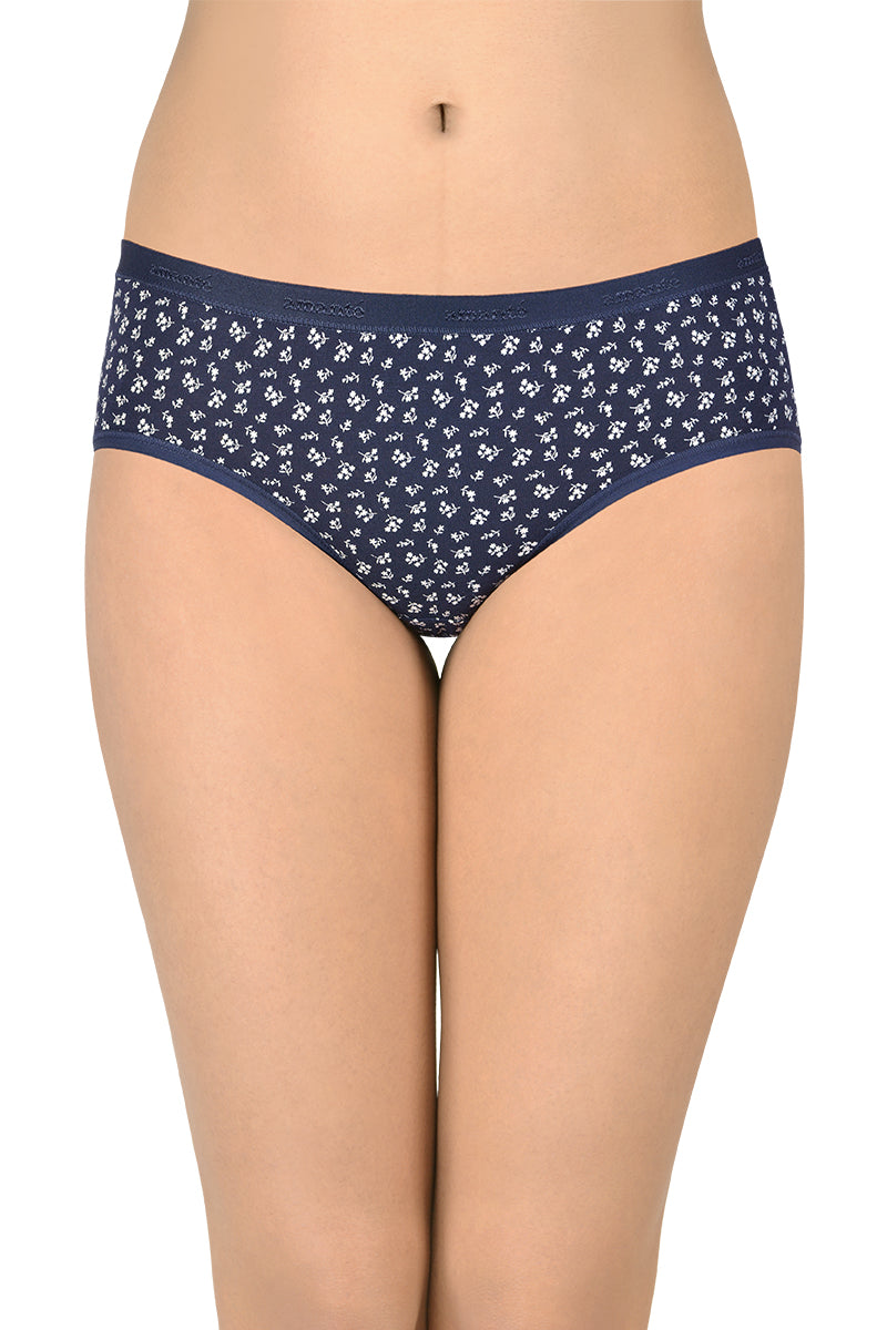 Cotton Hipster Brief Print Pack of 3 (Combo 1)  - amanté Panty