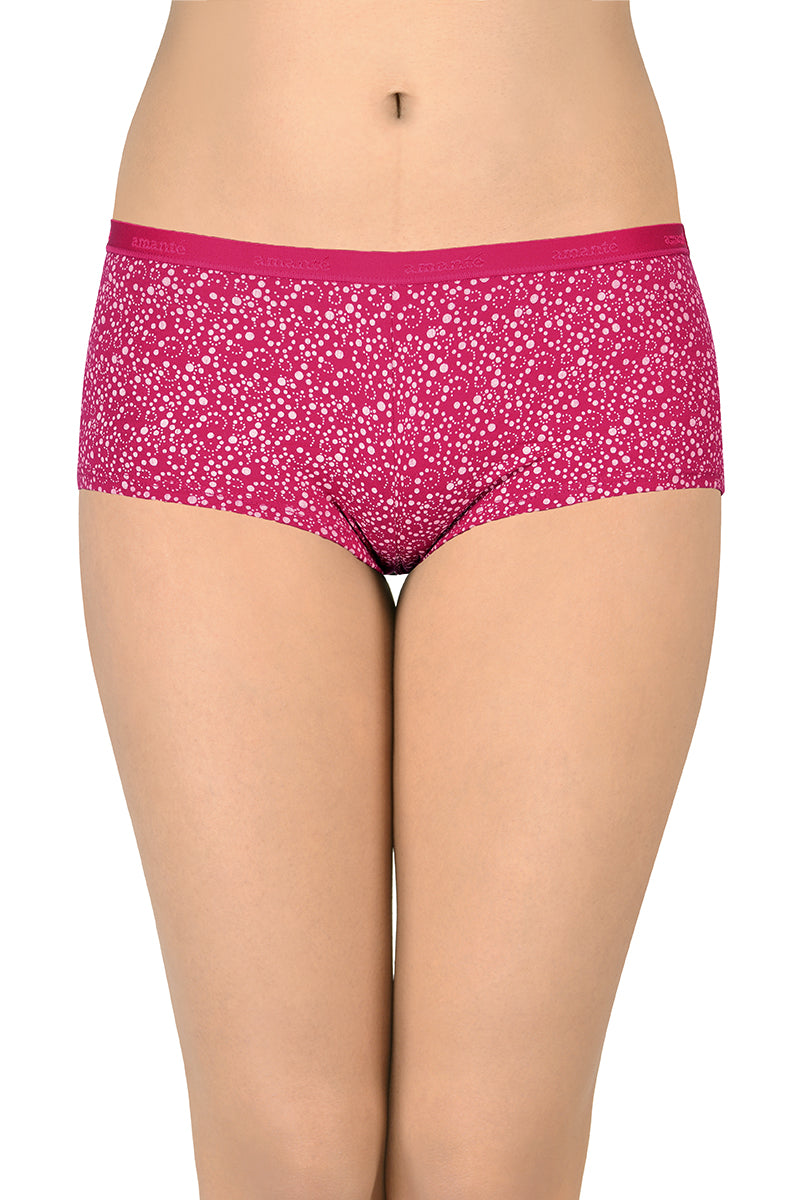 Cotton Boyshort Brief Print Pack of 3 (Combo 4)  - amanté Panty - Image 4 of 6