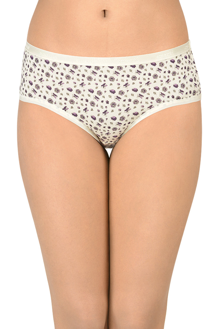 Cotton Hipster Brief Print Pack of 3 (Combo 5)  - amanté Panty