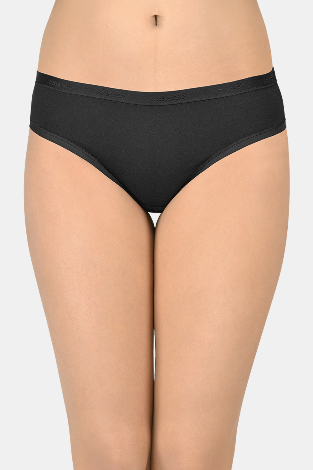 Cotton Bikini Briefs Solid Pack of 3 (Combo 4)  - amanté Panty - Image 3 of 4