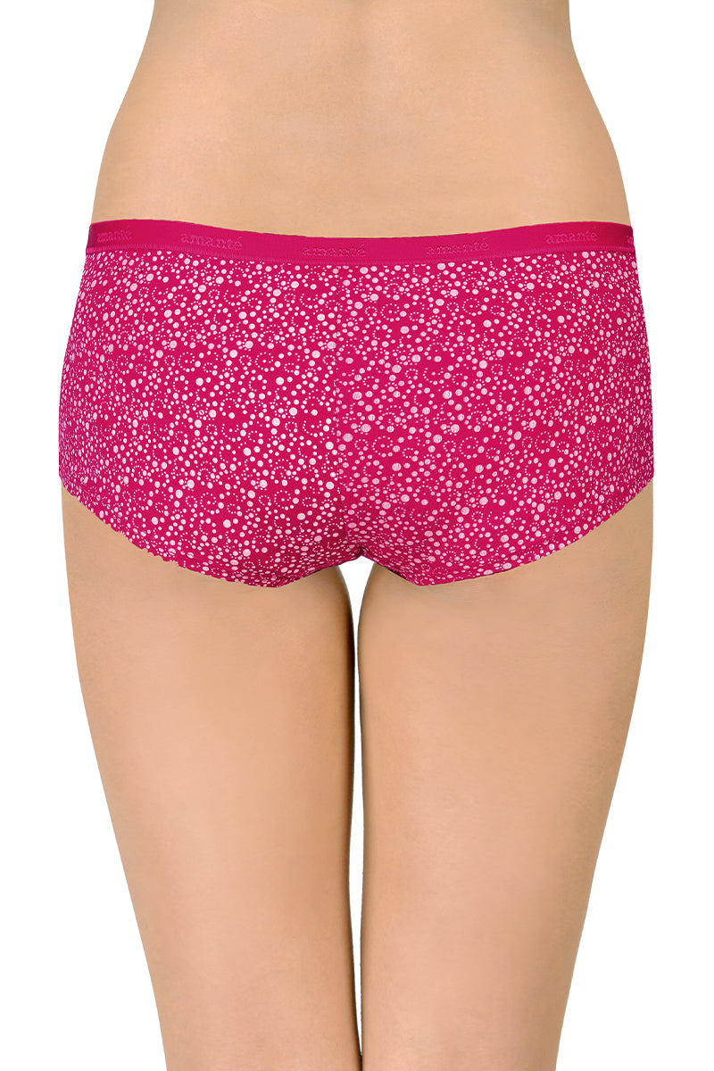 Cotton Boyshort Brief Print Pack of 3 (Combo 4)  - amanté Panty - Image 5 of 6