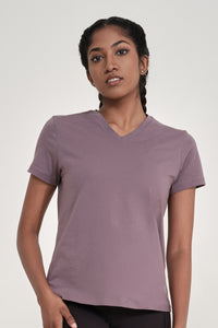 Essential V Neck Tee S / Ephermera - amanté Sportswear thumbnail 1