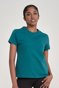 Essential Crew Neck Tee S / Shaded Spruce - amanté Sportswear thumbnail 1