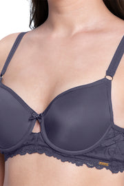 Strappy Bliss Padded Wired Lace Bra  - amanté Bra
