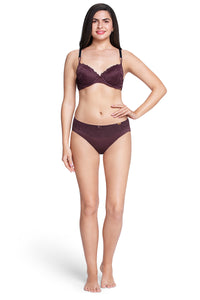 Lace Embrace Padded wired Bra  - amanté Bra thumbnail 6