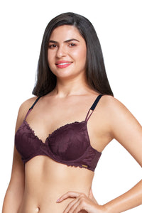 Lace Embrace Padded wired Bra  - amanté Bra thumbnail 3