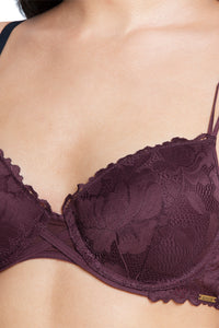 Lace Embrace Padded wired Bra  - amanté Bra thumbnail 4