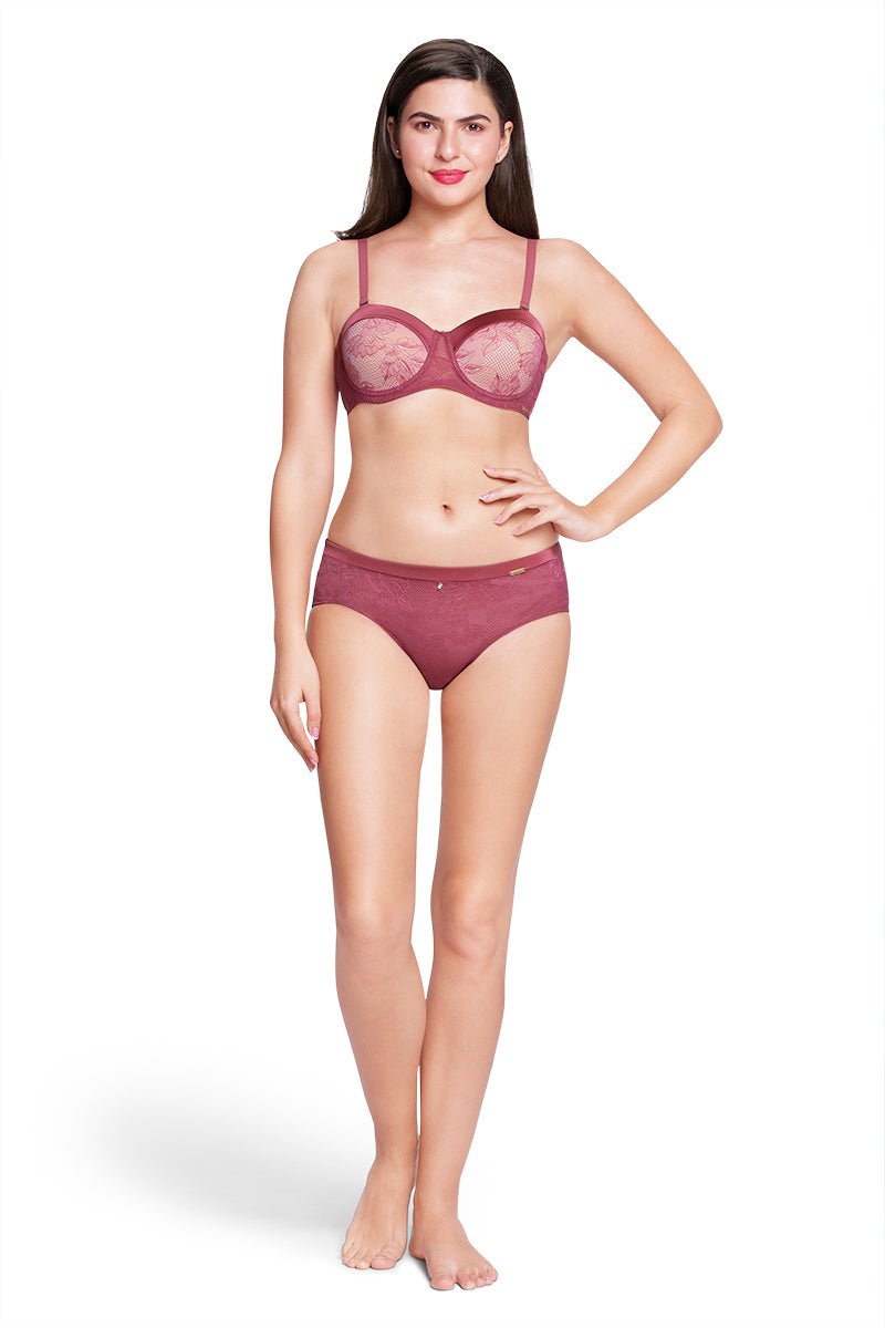 Satin Touch Hipster Panty  - amanté Bra