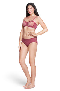 Satin Touch Strapless Padded Wired Lace Bra  - amanté Bra thumbnail 7