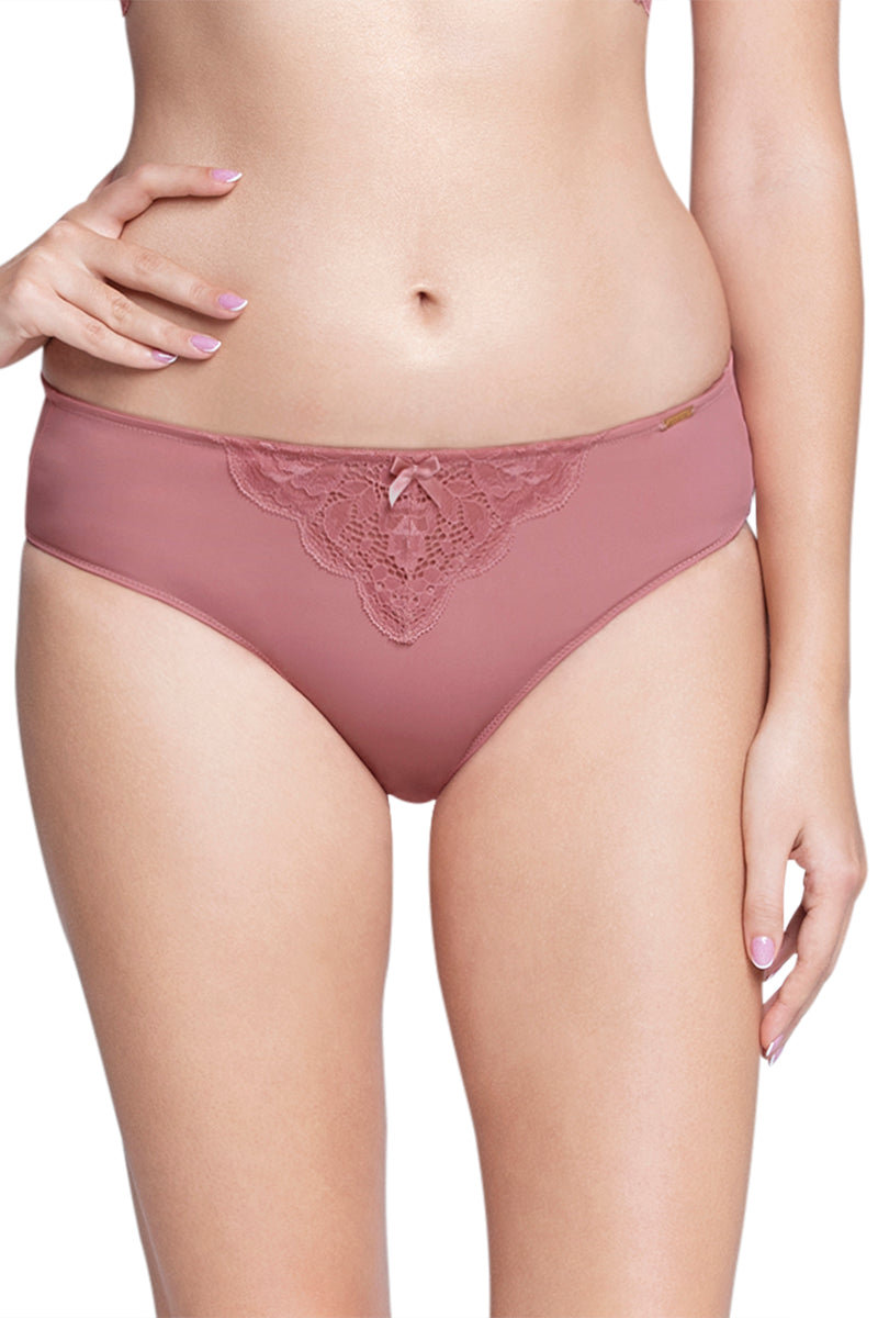 Lace Elegance Bikini Panty S / Dusty Rose - amanté Bra - Image 1 of 5