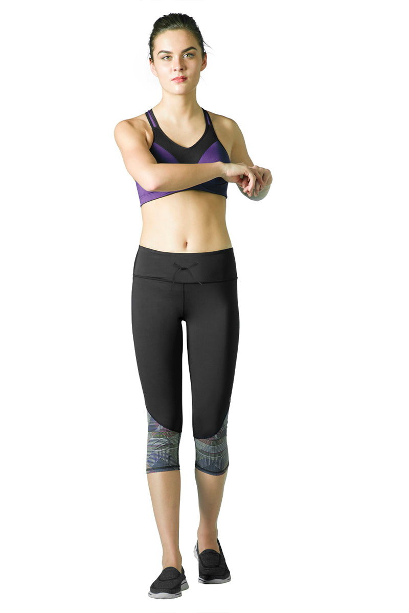 Geo Print Capri Pant  - amanté Sportswear