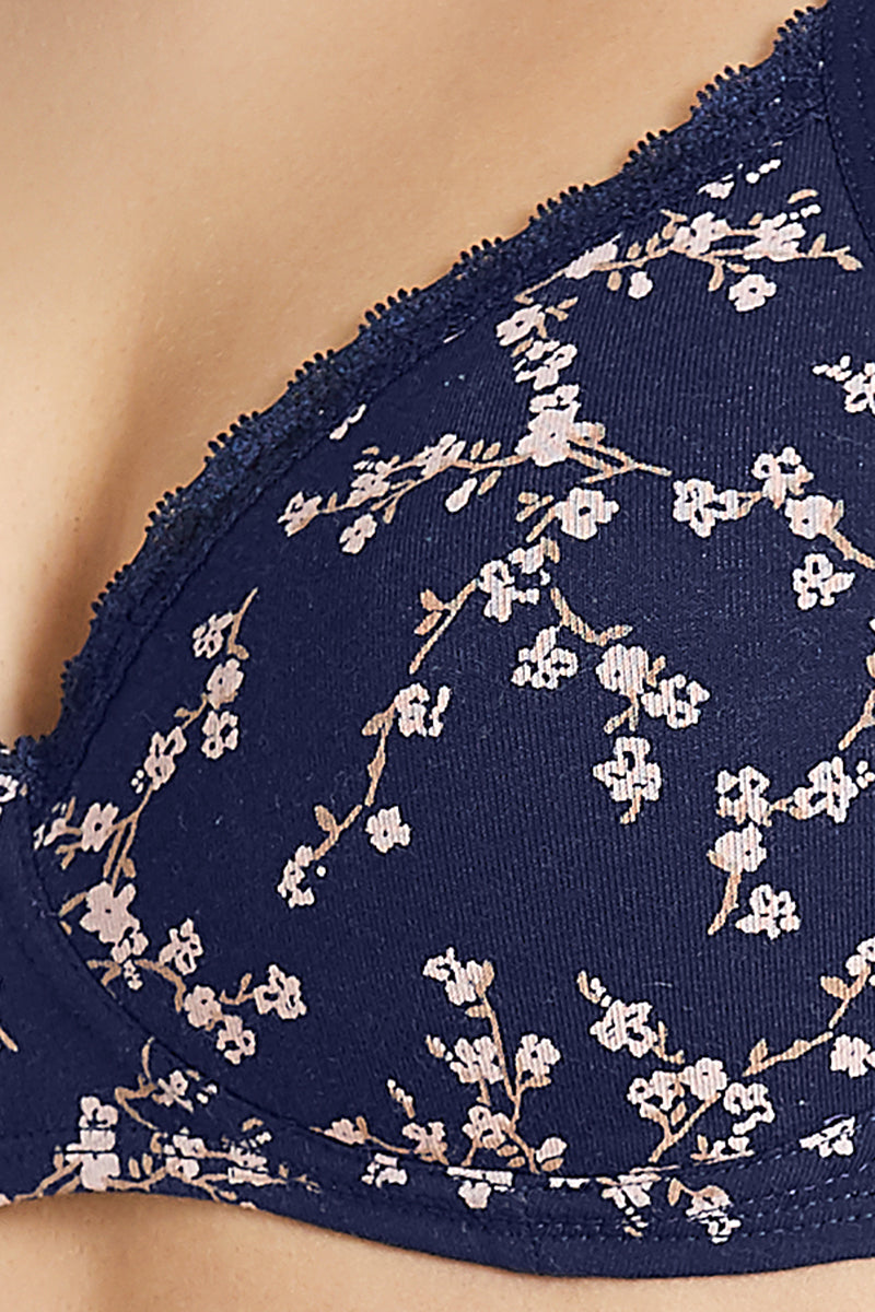Cotton Casuals Non-Wired Bra  - amanté Bra - Image 10 of 23