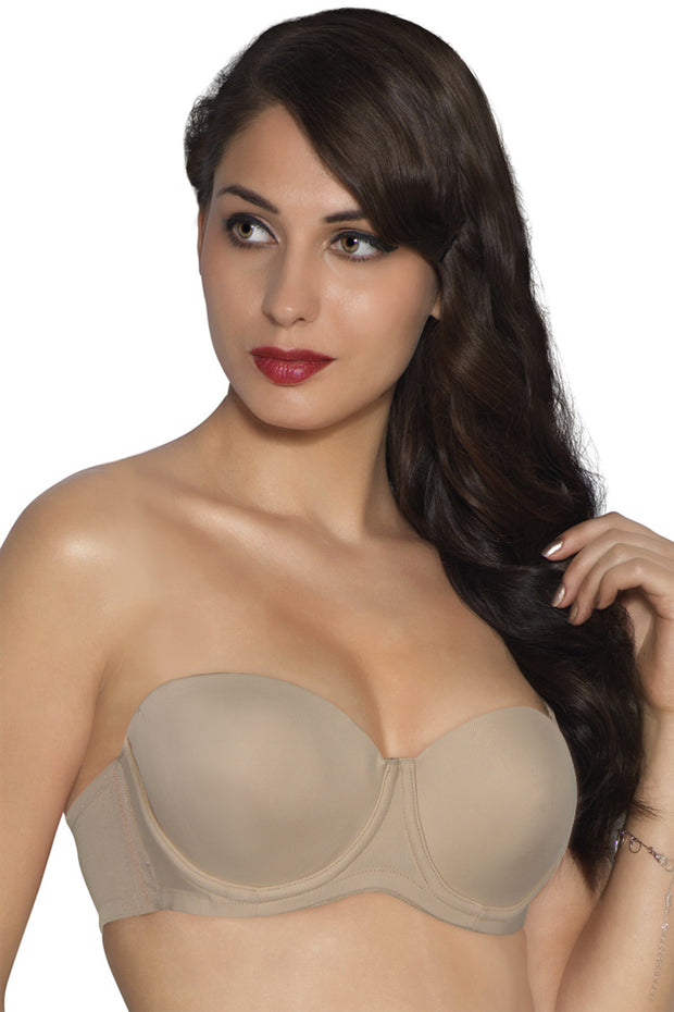 Cotton Ladies Red Strapless Tube Bra, Plain at Rs 35/piece in New