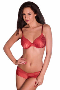 Sheer Stripes Padded Wired Bra  - amanté Bra thumbnail 12