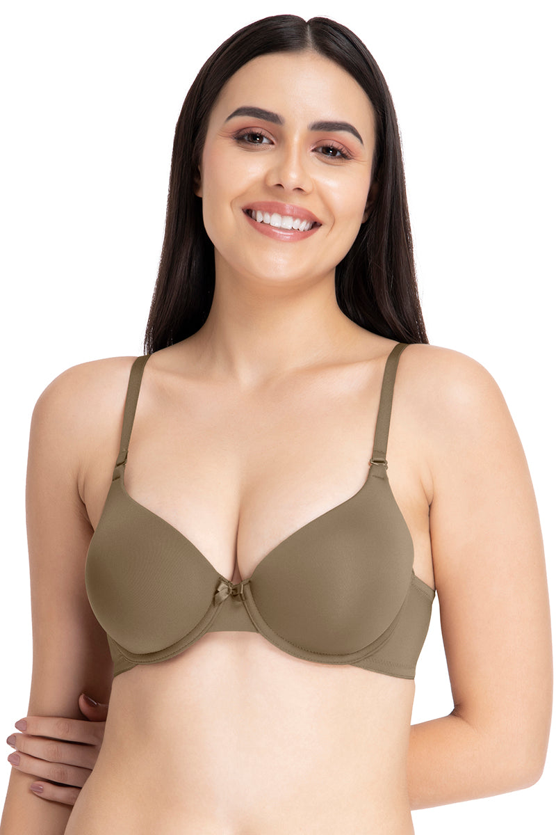 Everyday Smooth Wired Bra 32B / Honey Bronze - amanté Bra