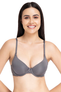 Everyday Smooth Wired Bra 32B / Steel Grey - amanté Bra thumbnail 1