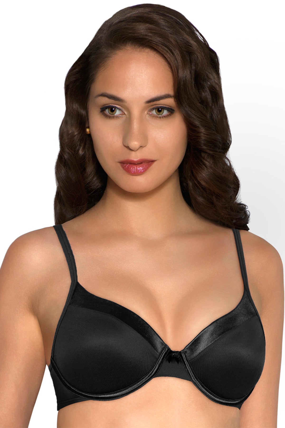 Satin Edge Bra 36B / Black - amanté Bra - Image 2 of 6