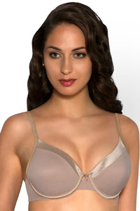 Satin Edge Bra 38B / Nude - amanté Bra thumbnail 1