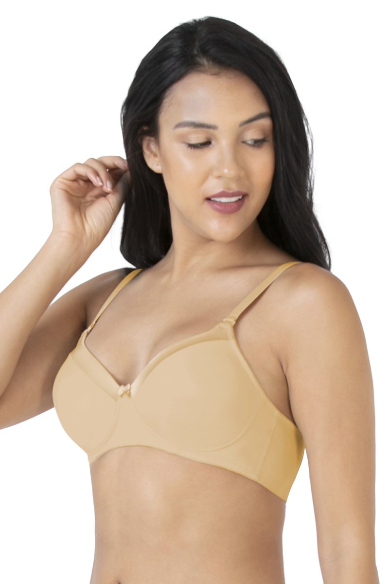 Satin Edge Non-Wired Bra  - amanté Bra - Image 2 of 4