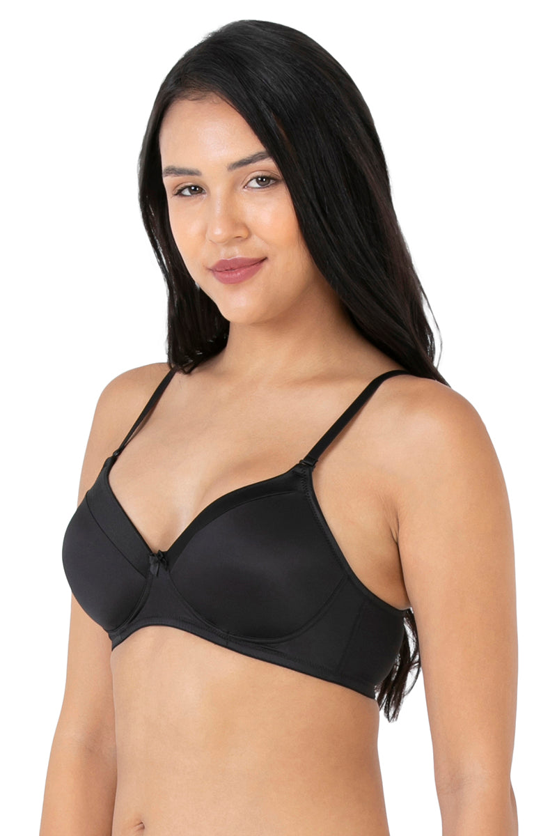 Satin Edge Non-Wired Bra  - amanté Bra