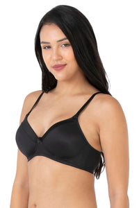 Satin Edge Non-Wired Bra  - amanté Bra thumbnail 4