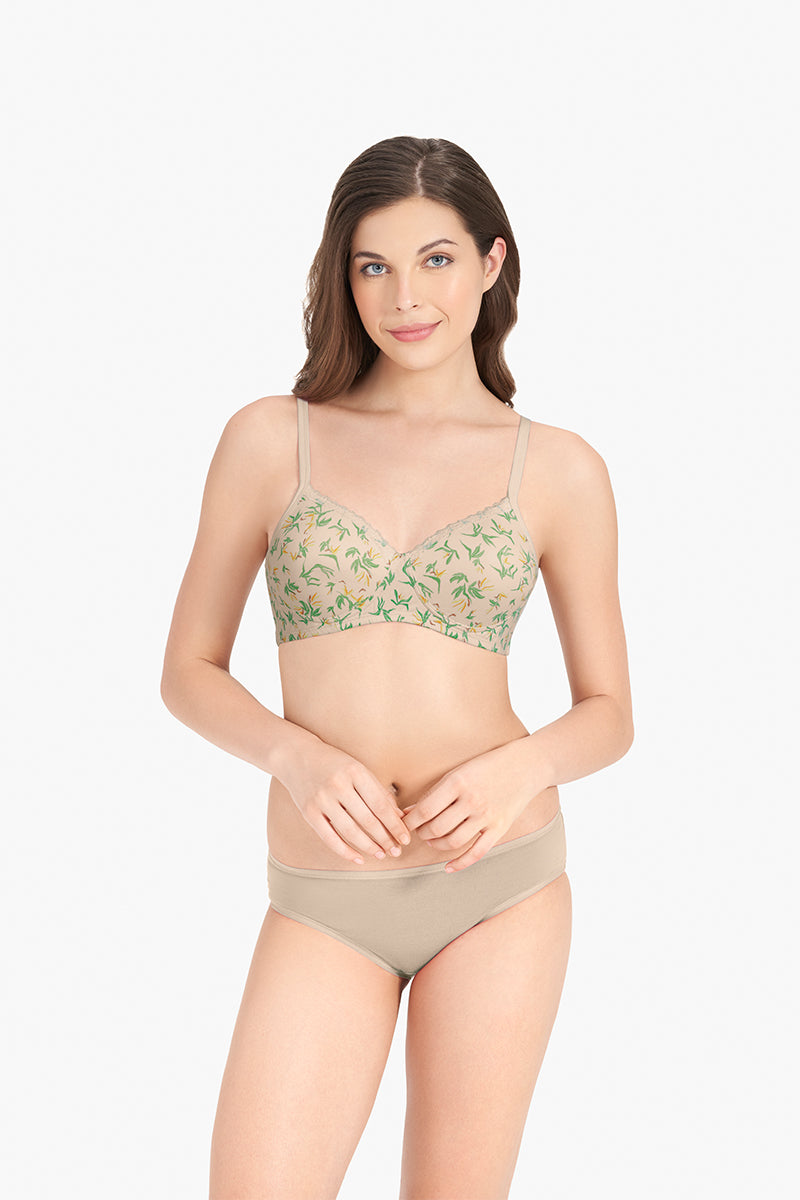 Cotton Casuals Non-Wired Bra  - amanté Bra - Image 8 of 8