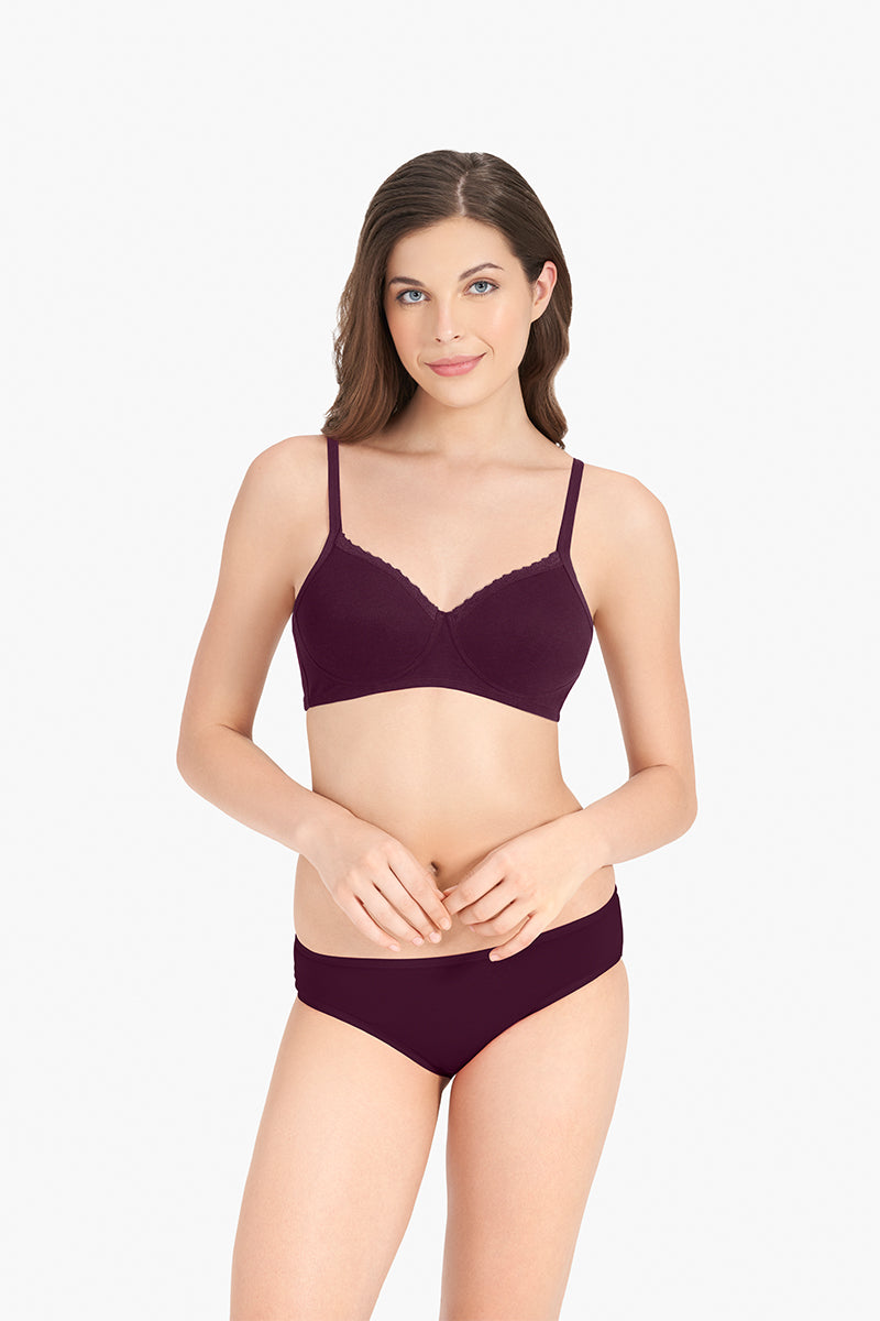Cotton Casuals Non-Wired Bra  - amanté Bra - Image 8 of 8
