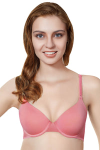 Cotton Casuals Wired Bra 32B / Salmon Rose - amanté Bra thumbnail 1