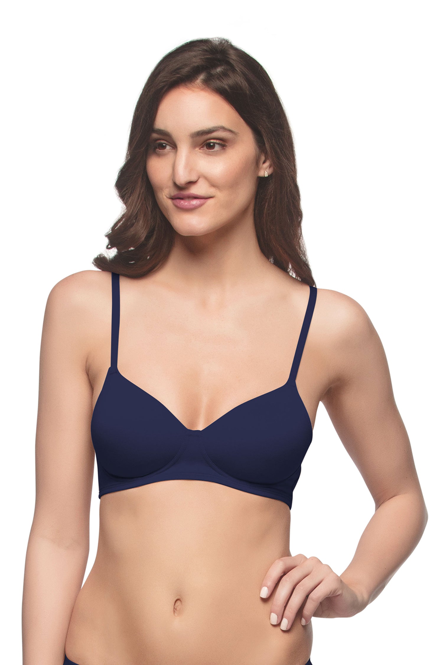 Carefree Casuals Bra 32B / Medieval Blue - amanté Bra - Image 1 of 3