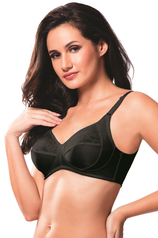 Saree Shaper Bra (Old Fit) 32B / Black - amanté Bra
