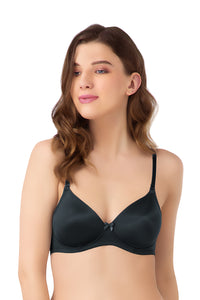 Smooth Charm Non-Wired Bra 32B / Black - amanté Bra thumbnail 2