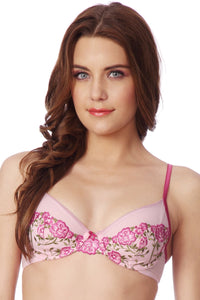 Floral Proposal Non-Padded Bra 36B / Angel Cake Parisian Rose - amanté Bra thumbnail 1