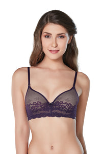 Flawless Bra 32B / Purple Velvet - amanté Bra thumbnail 9