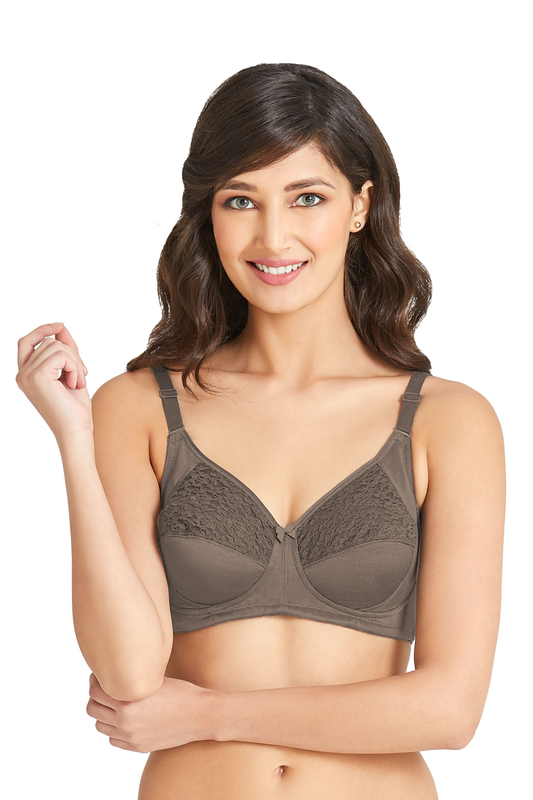 Saree Shaper Bra (New Fit) New Colors 34B / Pine Bark - amanté Bra