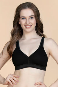 True Comfort V-Neck Non-Padded Non-Wired Bra  - amanté Bra thumbnail 1