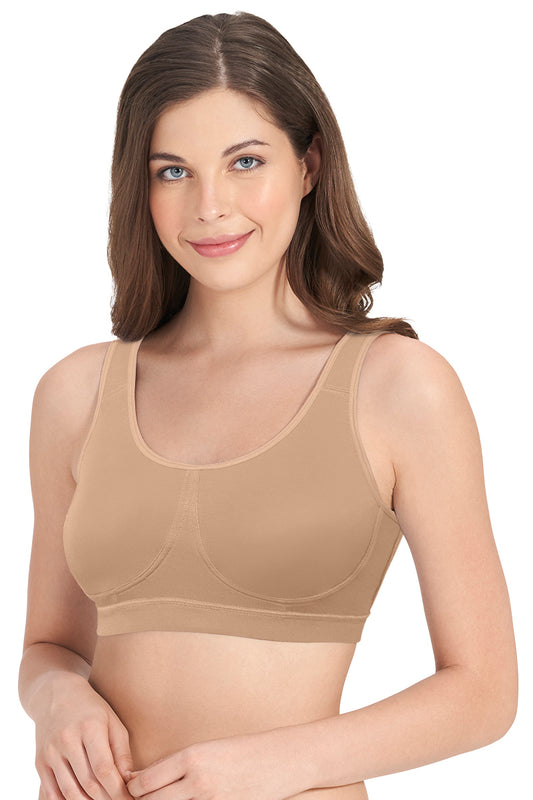 All Day at-Home Bra S / Hazelnut - amanté Bra